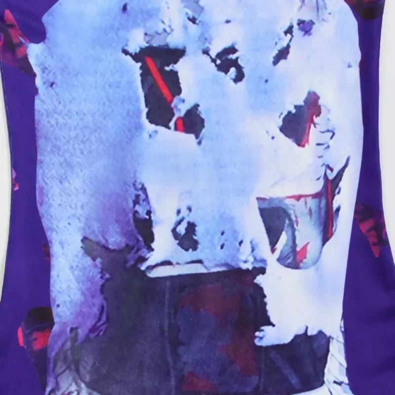 Новый стильный костюм на Рождество и Хэллоуин фиолетовый плюшевый мишка