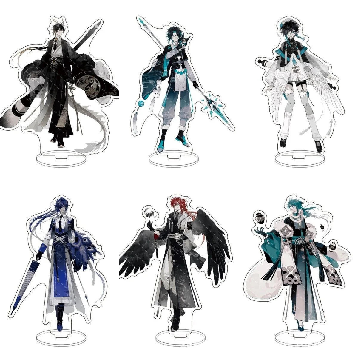 

Anime Genshin Cosplay Figure Acrylic Stand Genshin Impact Zhongli XIAO Tartaglia Diluc Model Desk Decoration Standing Sign