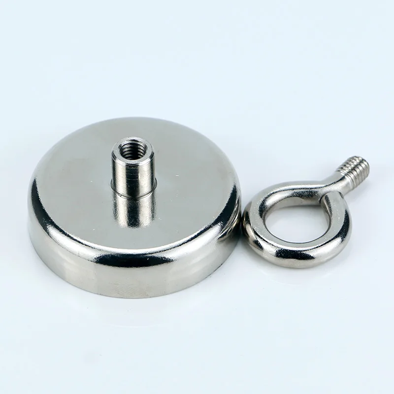 1PC Super Strong Neodymium Magnet Pot Fishing Salvage Magnets Round Powerful Magnetic Hook Sea Searcher | Обустройство дома