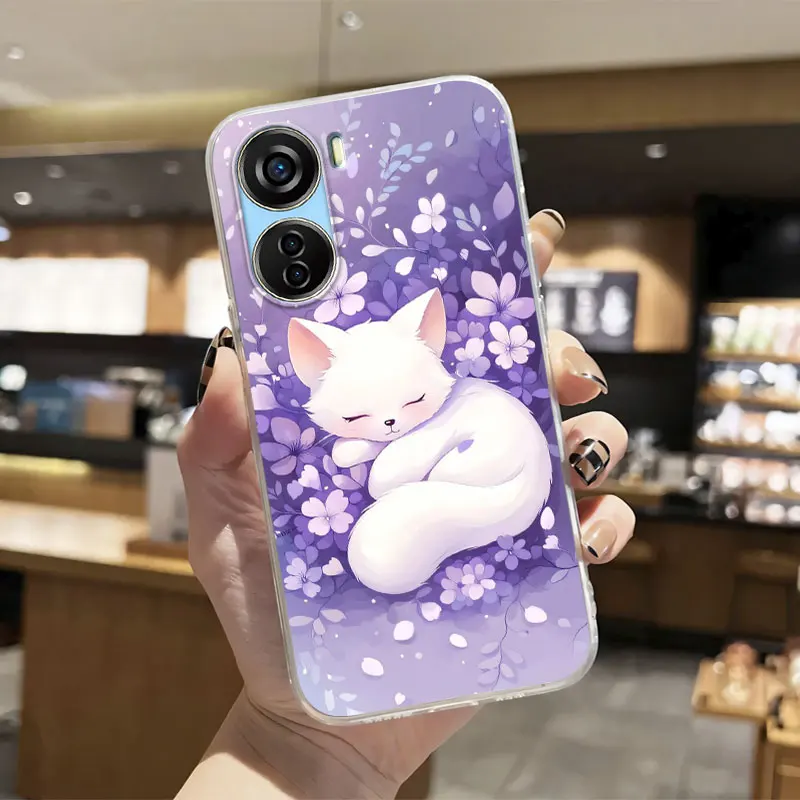 For ZTE Libero 5G IV Case Luxury Clear Shockproof Cover Silicone Soft Phone for iii Marble Flower Funda