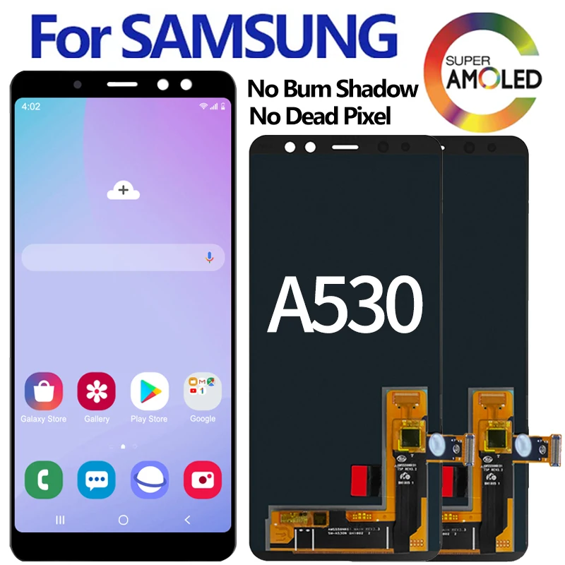 

OLED For Samsung Galaxy A8 2018 A530F LCD Display With Frame Touch Screen Assembly