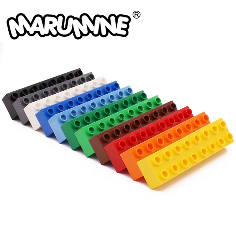 Большой кубик MARUMINE 2x8 точек, Классический Кубик, креативный базовый кубик, строительные детали, аксессуары, Обучающие игрушки, подарок Большой кубик MARUMINE 2x8 точек, Классический Кубик, креативный базовый кубик, строительные детали, аксессуары, Обучающие игрушки, подарок