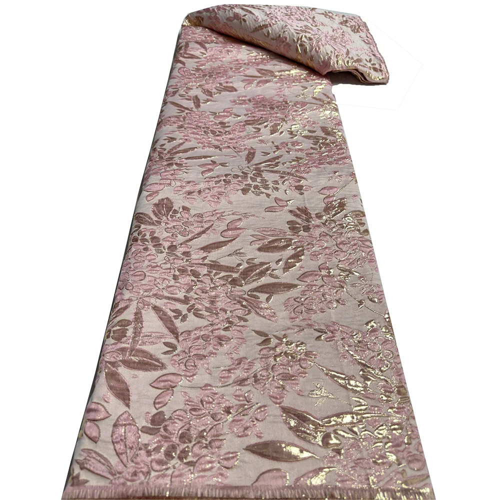 Высококачественная Африканская Нигерийская Жаккардовая Кружевная Ткань