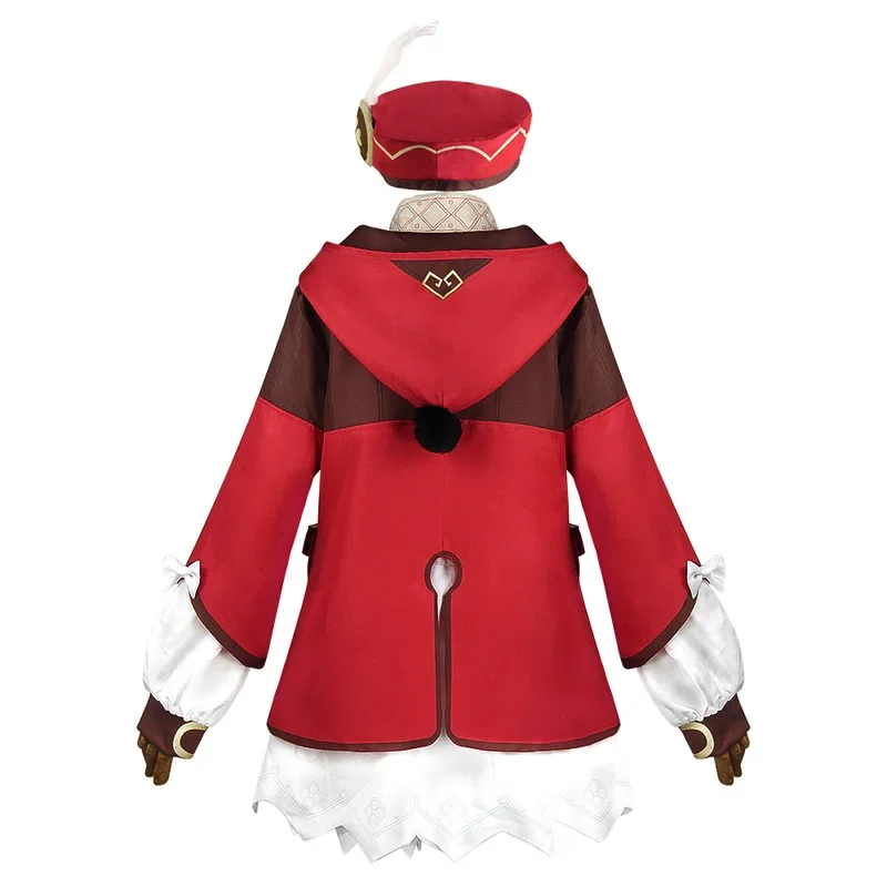 Игровой костюм для косплея Genshin Impact Klee полный комплект с шапкой милое платье Лали