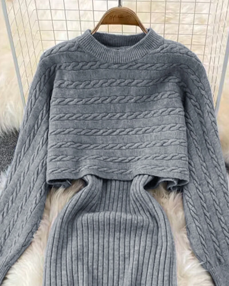 Элегантные комплекты из 2 предметов для женщин осень/зима 2024 новый элегантный