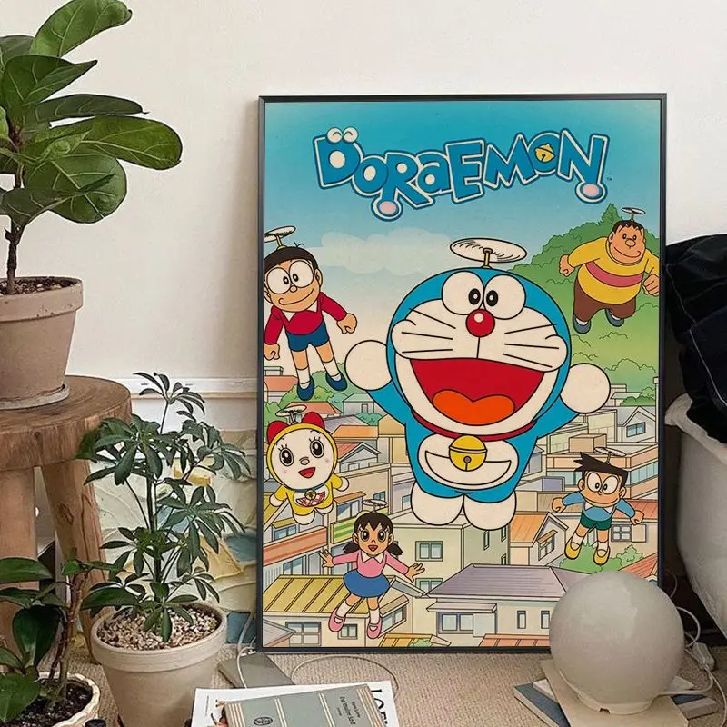 Классические винтажные постеры TOMY Doraemon Декор для дома бара кафе милый комнаты |