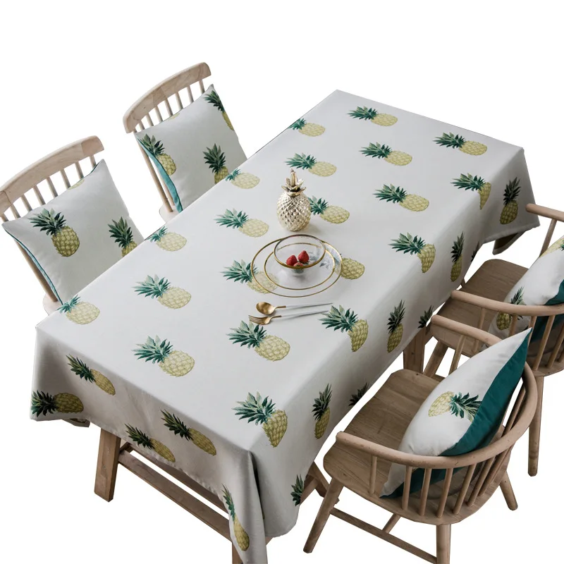 

Modern and Fresh Waterproof and Oil-proof Tablecloth Green Plant Printing A Variety of Models Table Cloths Mantel Mesa Manteles