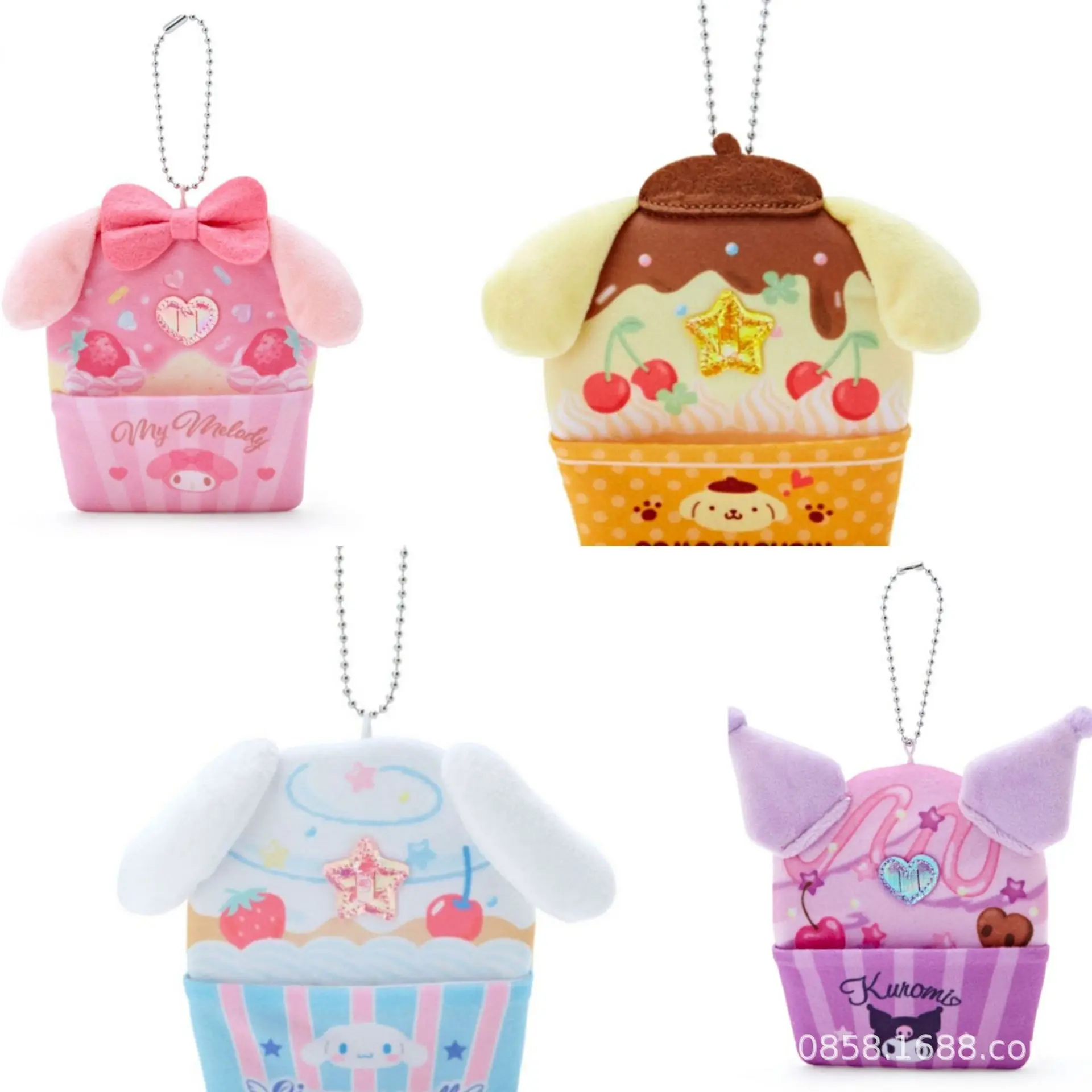 

Kawaii Sanrio Mymelody Kuromi Plush Pendant Japanese Cartoon Cute Mini Pocket Purse Doll Doll Pendant Gift