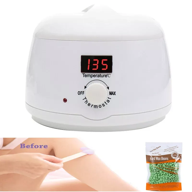 

Hot Wax Warmer Heater beans Machine Kit SPA Hand Foot Epilator Feet Skin Care Paraffin Hair Removal Body Beauty Tool