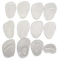 honeycomb front half insoles cushion anti skid palm shoe pad adjusting shock absorption pressure relief heel arch support insole
