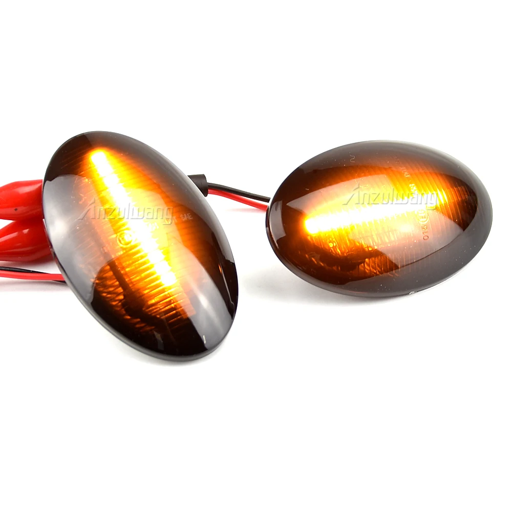 1 пара автомобильных динамических индикаторов боковые габарисветильник огни