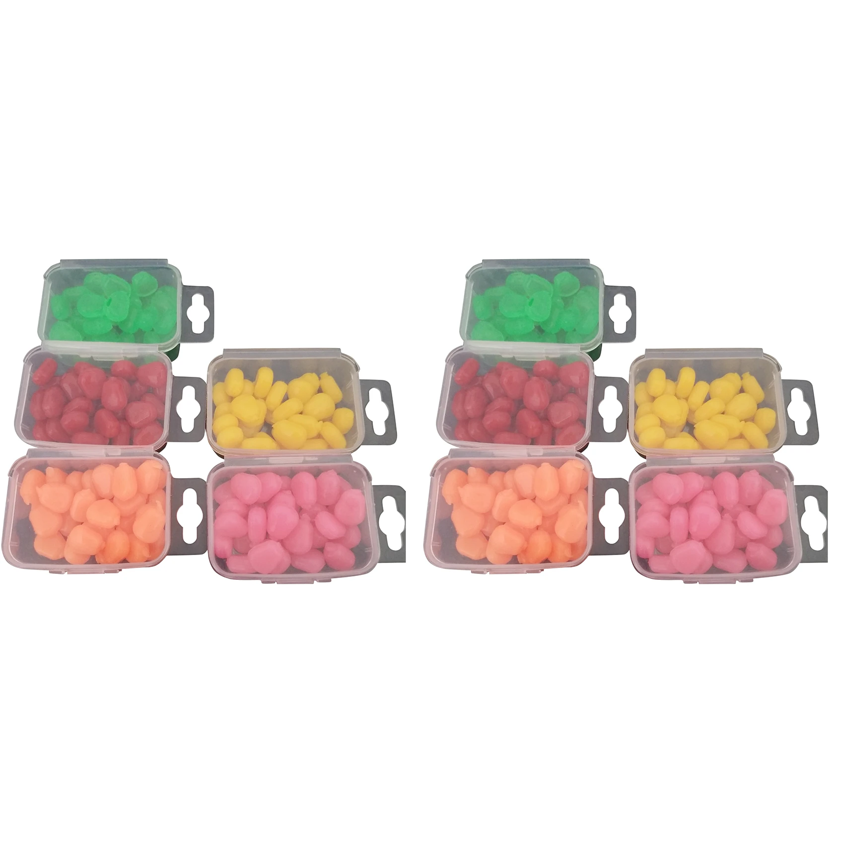 

500PCS Fake Corn Bait Simulation Soft Baits Corncarp Bait 5Colors Artificial Fake Corn Fishing Lure Carp Lures Baits