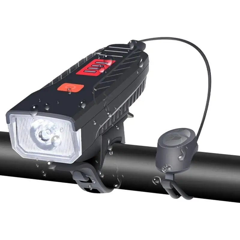 

Bicycle Lights Front And Rear Bike Headlight Horn Light 120 Large Floodlight Good Waterproof Effect For MTB Bike
