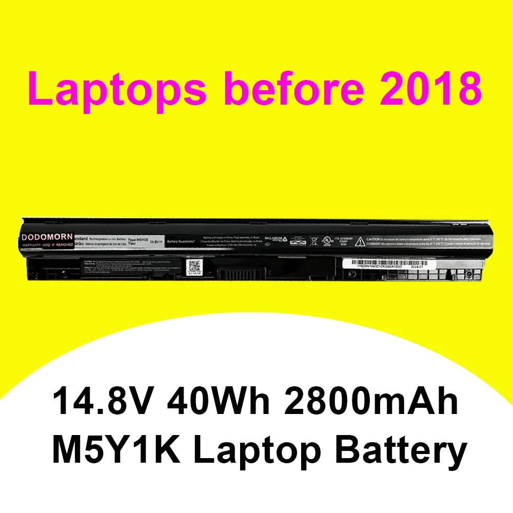 M5Y1K для Dell Inspiron 5551 5552 5555 5559 5755 5756 5759 3451 3458 3551 3558 Vostro 3459 3559 Аккумулятор ноутбука 2800