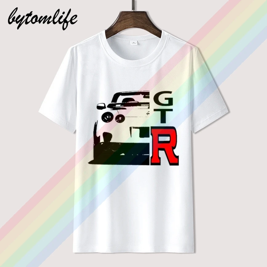 

2021 new summer clothes men Nissan GTR. Japanese Monster Mens & Womens casual round neck T shirt Cute T shirt