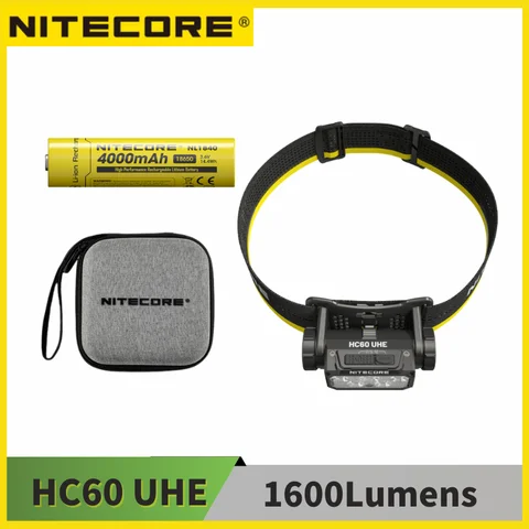 NITECORE HC60 UHE Налобный фонарь 1600 люмен