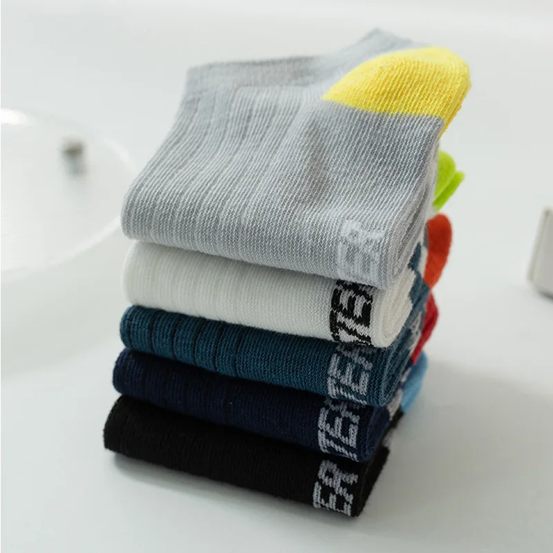 

Spring and autumn men's sweat absorbing socks striped shallow stretch socks socks casual sports men's socks socks