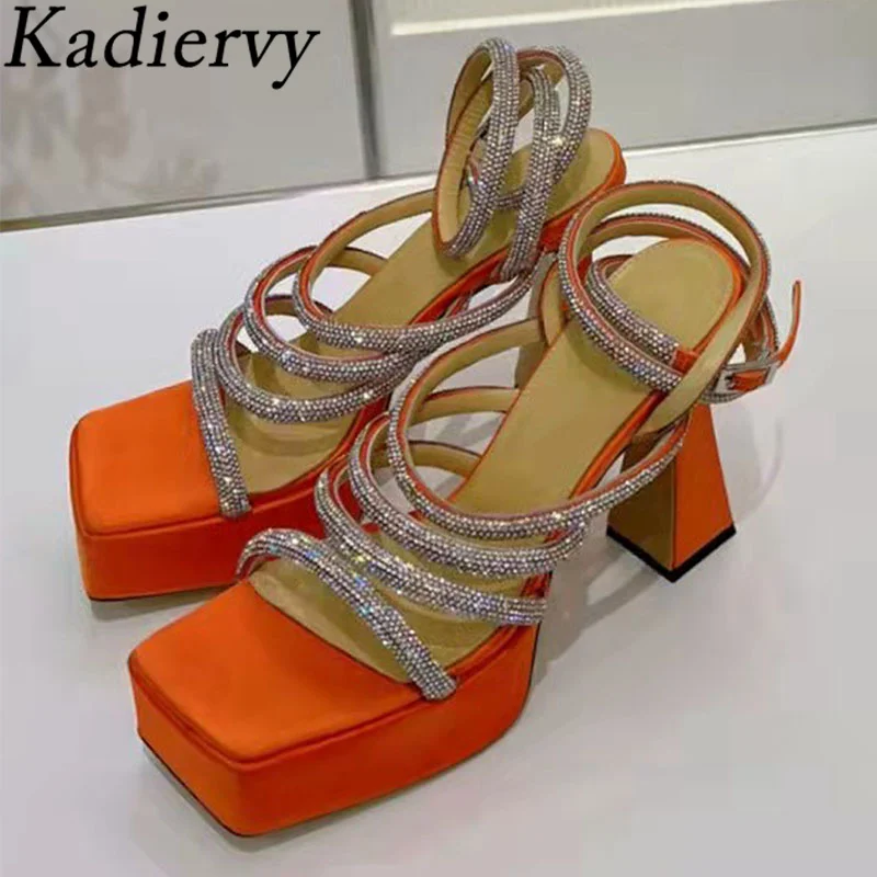 

Сандалии женские на квадратном каблуке, классические туфли без задника, ремешок на щиколотке, пикантные туфли для вечеринки, босоножки на к...