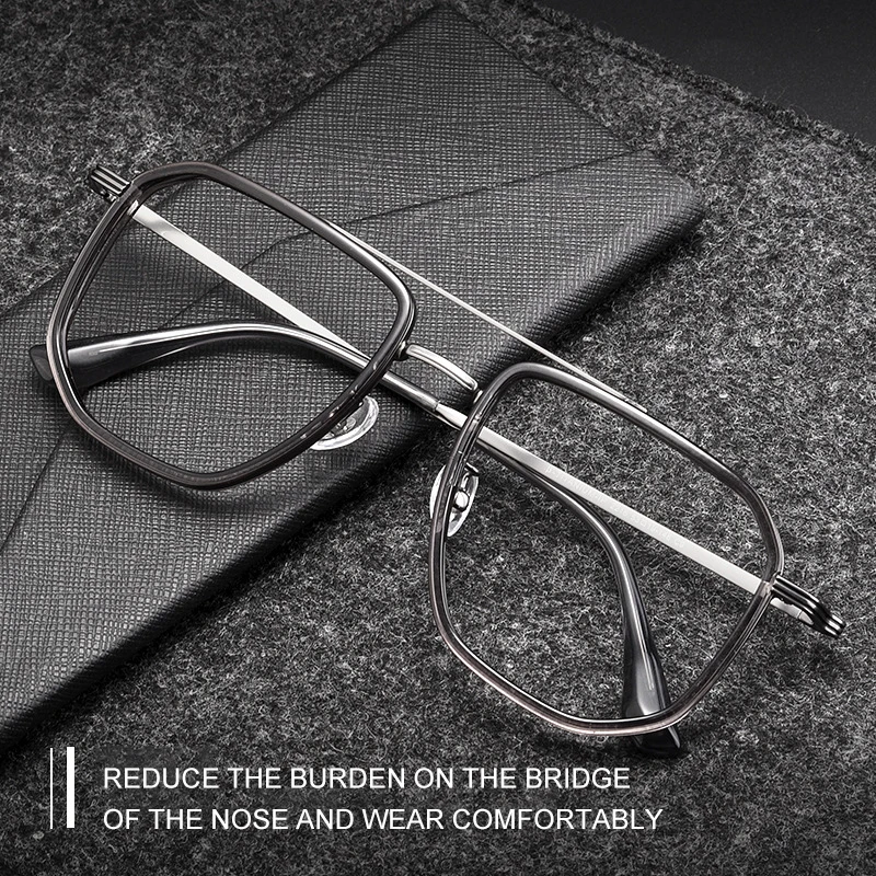 VICKY модные новые деловые мужские большие очки могут быть адаптированы по рецепту