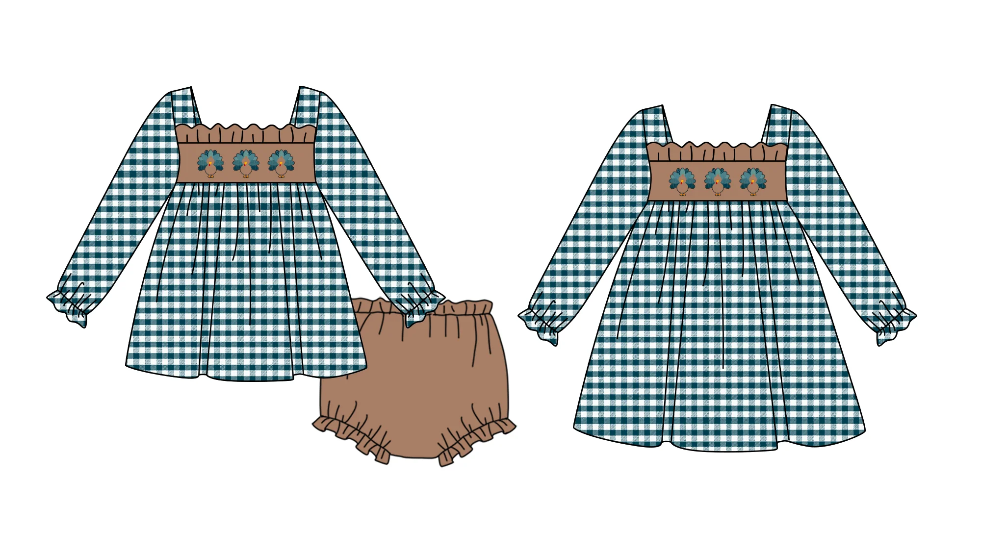 Эксклюзивный Детский костюм на День Благодарения эластичные кружевные