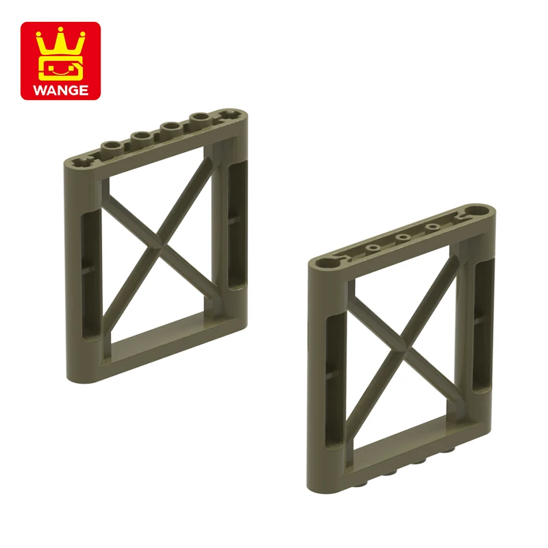 1 шт. 64448 6x6 точек настенная колонна стеновый блок Moc цветные аксессуары