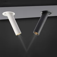 modern led downlight 12w recessed in ceiling downlight length 120mm 200mm ac85265v angle adjustable spot lighting led spot