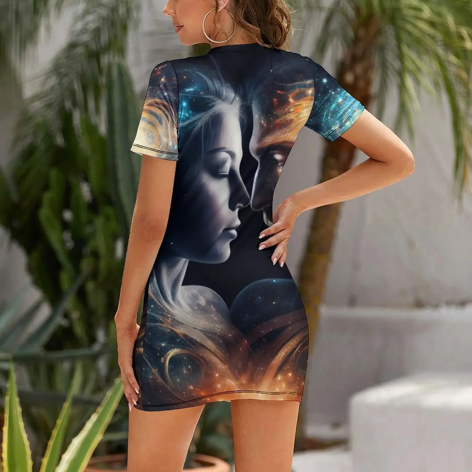 Фото Soulmate - Twin Flame Платье с короткими рукавами Свадебные платья Женская одежда Платья для женщин 2026 Платье №2