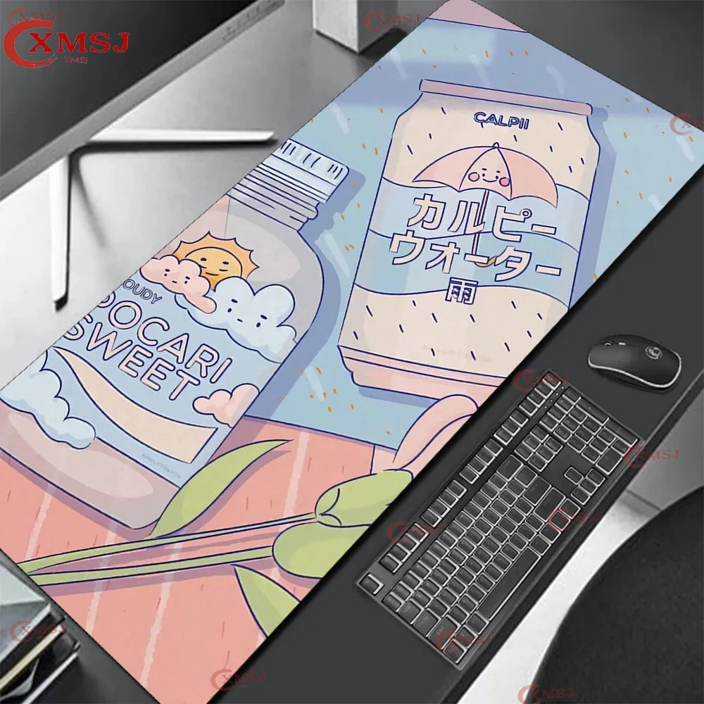 

Japanese pink kawaii beautiful girl mouse pad kawaii large game accessories mouse pad notebook office computer carpet home XXL