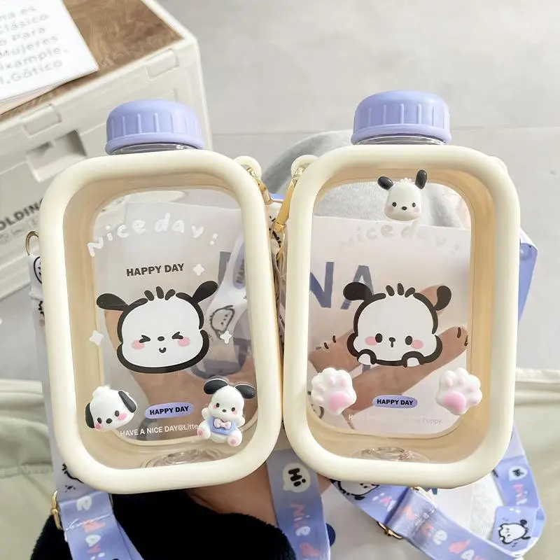 

550 мл аниме понравико бутылка для воды Kawaii мультяшный большой объем чай кофе молока кружки путешествия портативные летние детские чашки с ремешком