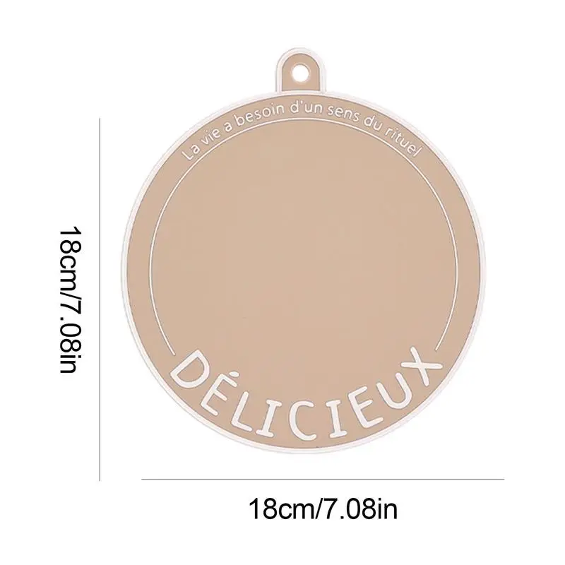 Нескользящая подставка для столовых приборов круглая термостойкая кухонного