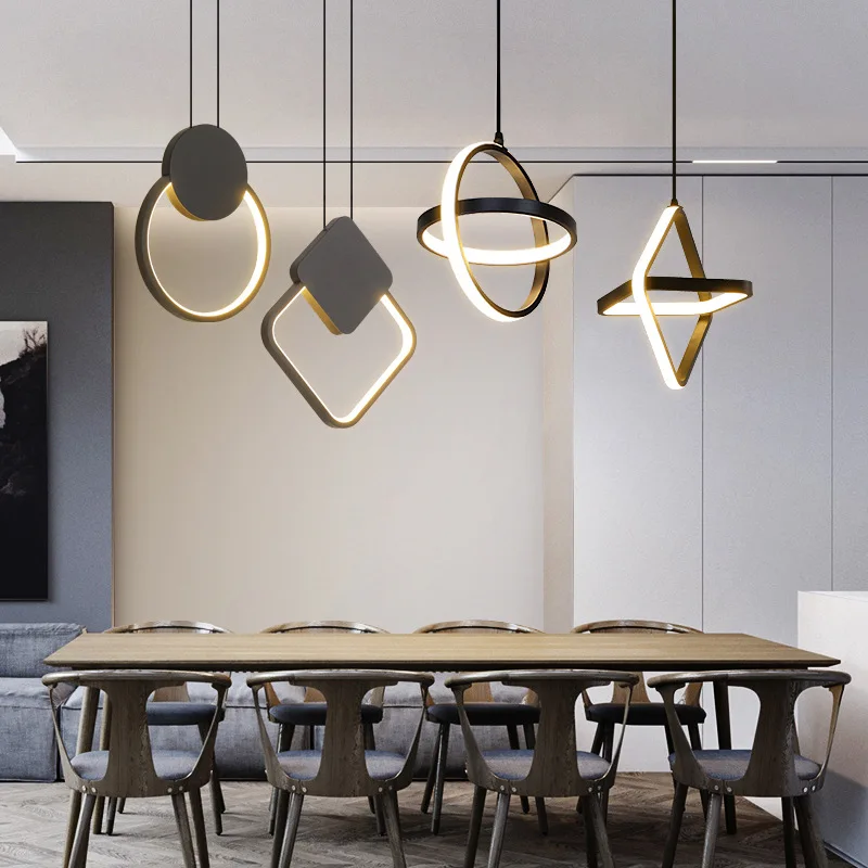 

Modern Led Pendant Light Creative Pendant Lamps Fixtures for Dining Room Chandelier Bedroom Dining Hanging Lamp Bedside Lights