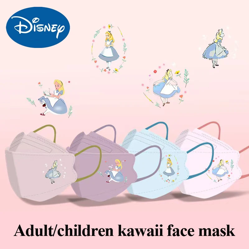 

Разнообразные одноразовые маски для лица Disney Princess, защитные маски 4D из мультфильма аниме против пыли для взрослых и детей, маска для рта