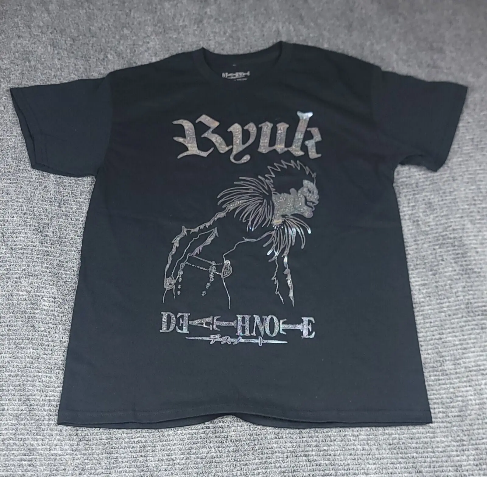 Death Note Ryuk holograficzna koszulka rozmiar 2XL Anime Horror Reaper