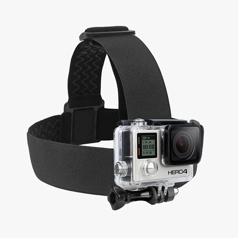 Adjustable Go Pro Mount Belt Action Camera Head Strap Support Holder Headband for Gopro Hero 11 10 9 8 7 Accessories