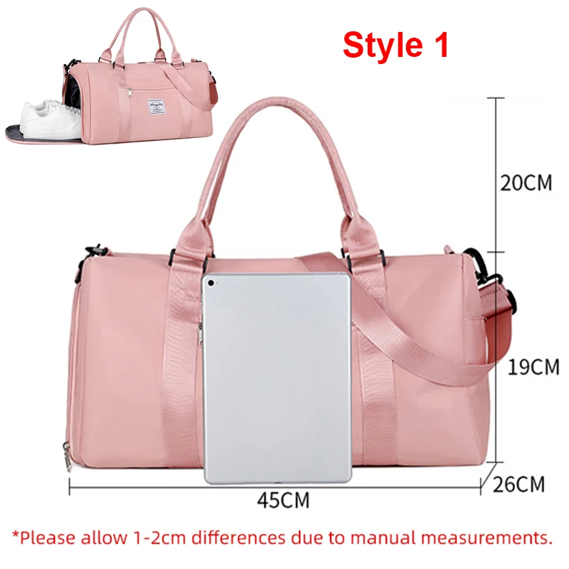 Waterproof Sports Gym Bag Women Men Bag Fitness Yoga Mat Tas For Training Men Gymtas Sac De Sport traveling handbags XA584YL