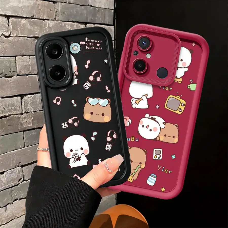 Фото Мягкий чехол для телефона Xiaomi Poco X3 X4 GT M3 Pro X5 с забавным рисунком Дуду Бубу №2