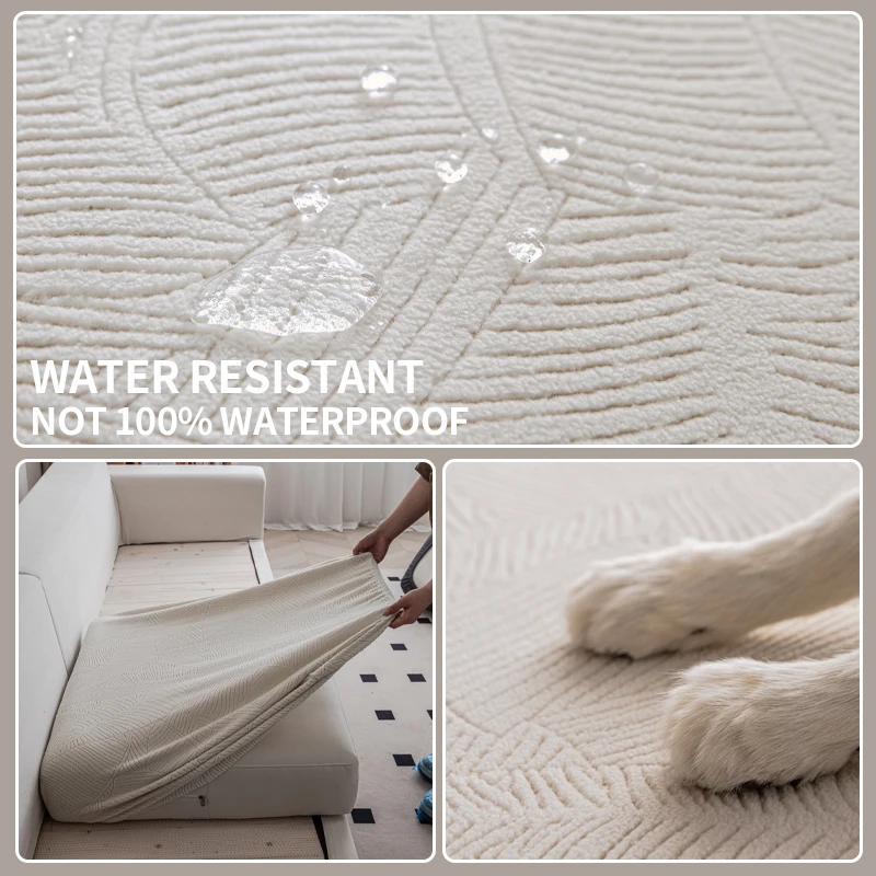 Жаккардовый регулируемый эластичный чехол для дивана с листом плантана чехлы