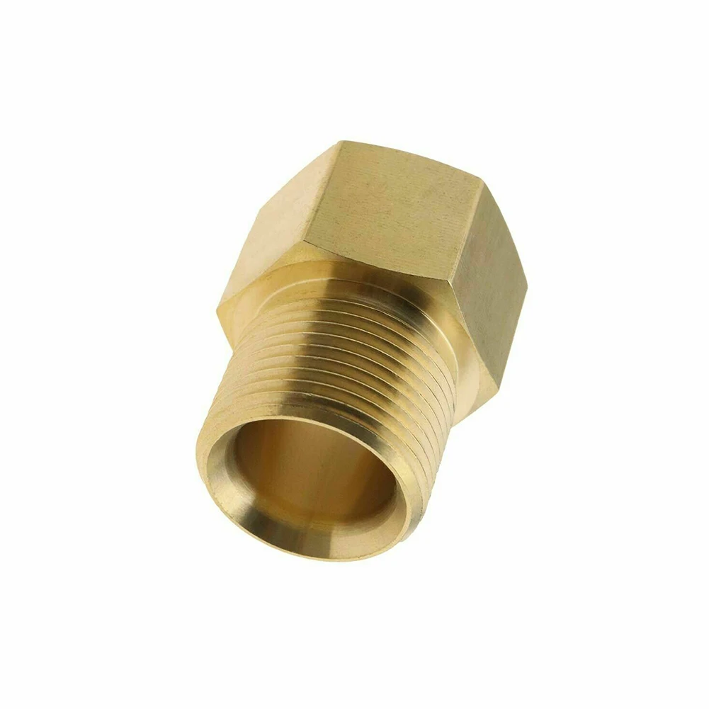 High Pressure Cleaner Car Washer Fitting Adapter M22 15mm Male Thread To M22 14mm Female Metric Adapter Pressure Washer Brass