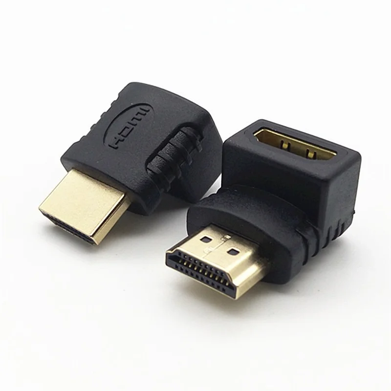 

HDMI-compatible 90 degree right-angle adapter HDMI male to female HDMI elbow connector