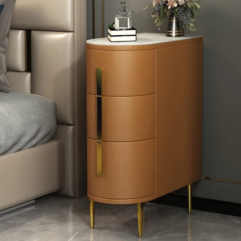 

Luxury Nordic Modern Bedside Table Dressing Console Dressers Nightstand Bedroom Narrow Mesa De Cabeceira Bedroom Furniture
