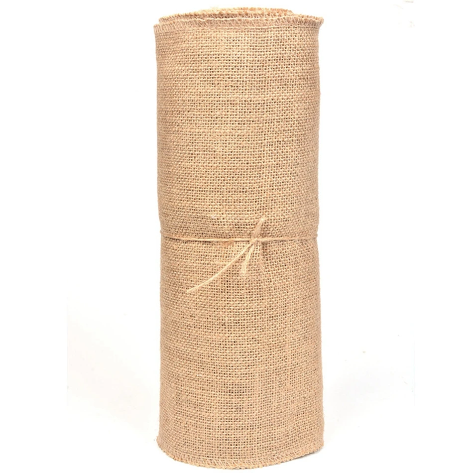 

2Yards/Roll 150mm 300mm Natural Jute Burlap Ribbons for Crafts DIY Long Hemp Ribbon Bow Gift Wrapping Wedding Party Decorative
