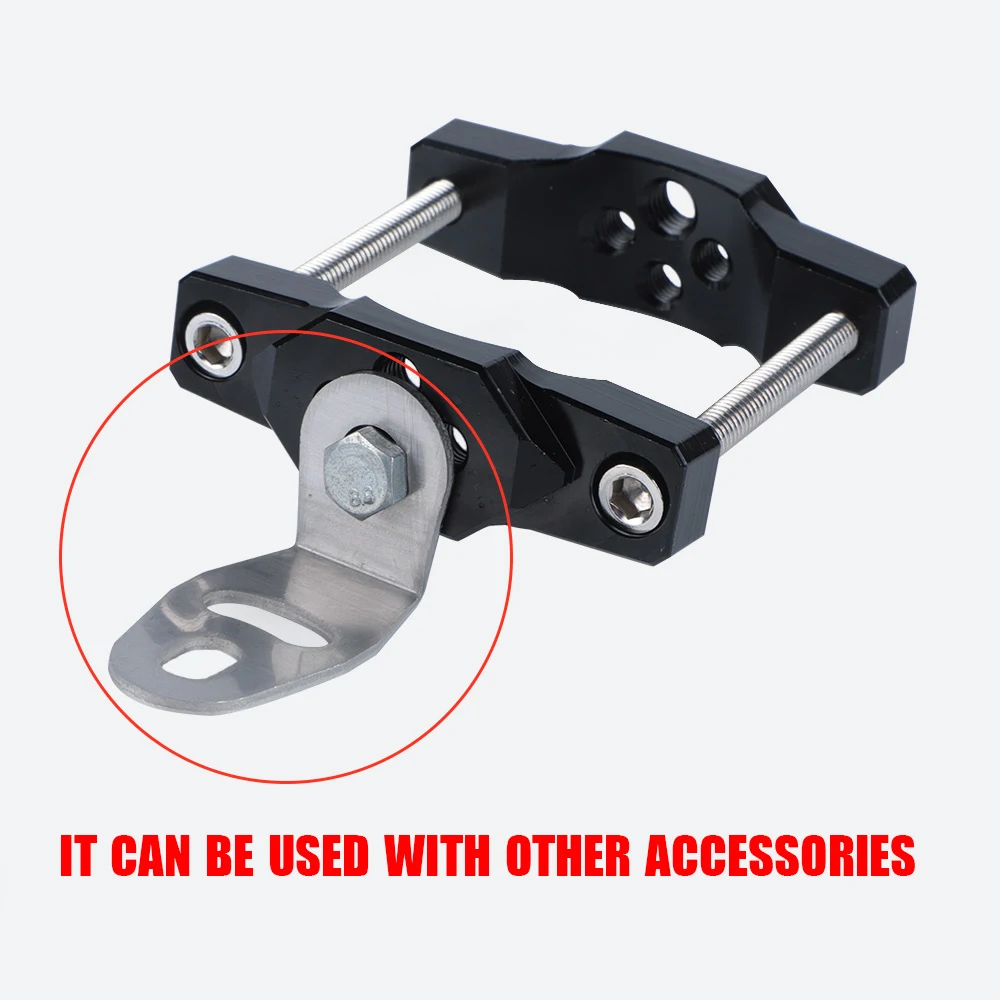 

Quality Handlebar Bumper Mount Bracket Aluminum Alloy Clamp Motorcycle