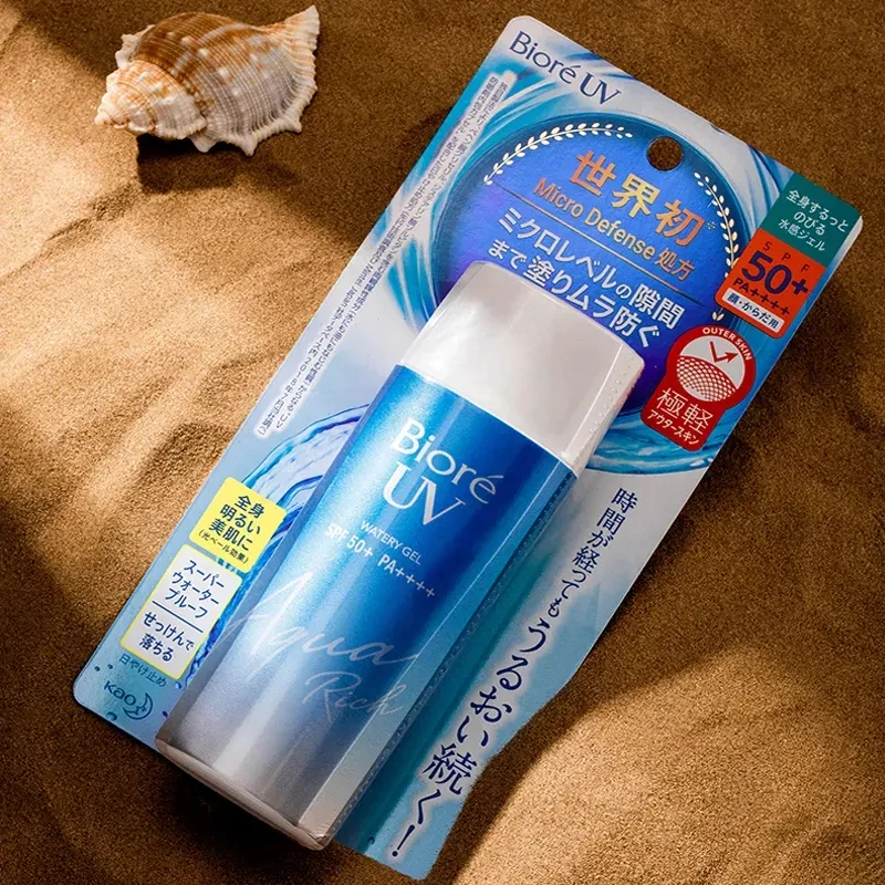 

Biore 90ML UV Aqua Rich Watery Essence Sunscreen Cream Gel Japan Cosmetic SPF50 Skin Care Lotion for Face Body
