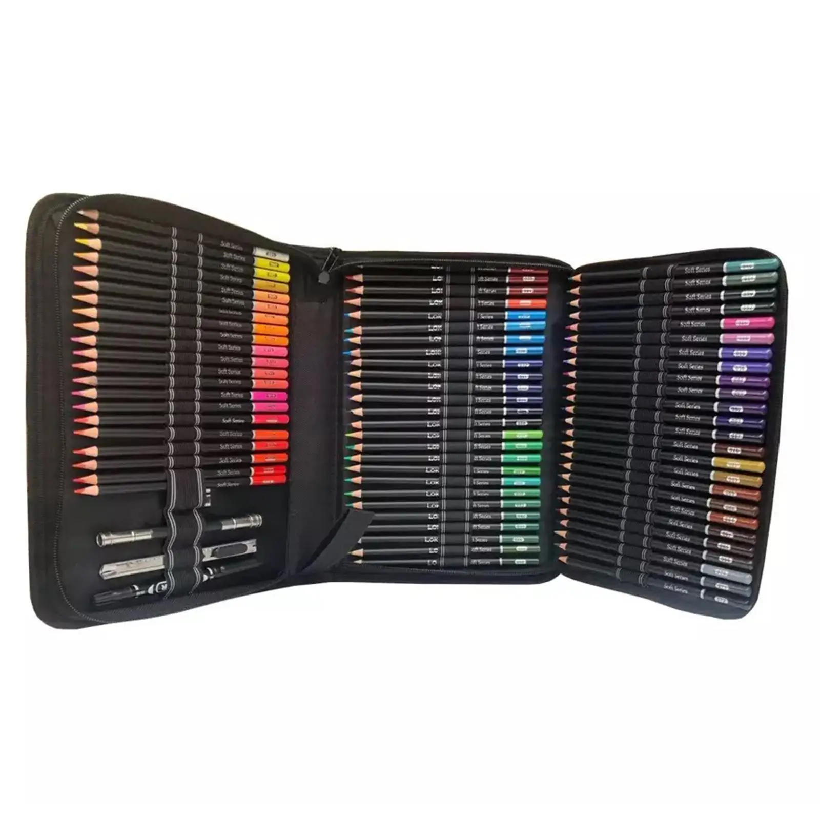 

72 Oil Based Colored Pencils Hook Line Pen for Colouring Sketching Blending