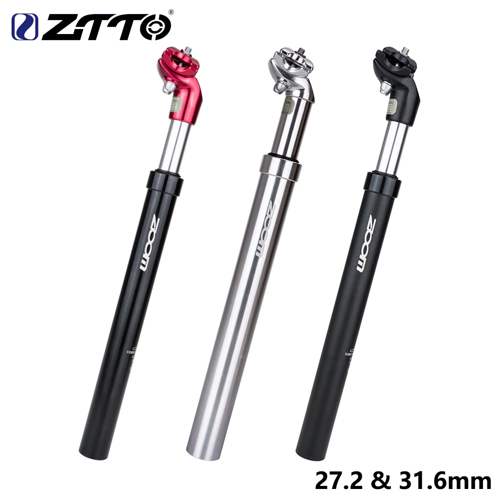 

ZTTO велосипедный зажим для подседельного штыря MTB 27,2/31,6*350 мм амортизатор хода Демпфирование алюминиевый сплав велосипедные детали