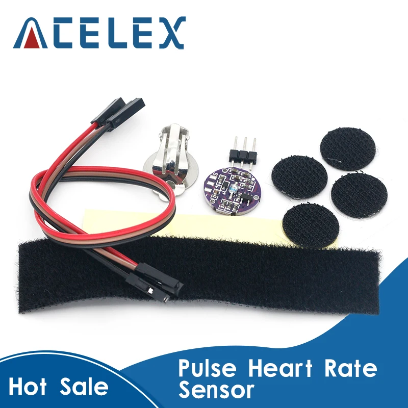 Pulse Sensor Kit for arduino Pulsesensor Heart Rate Module with Fitting