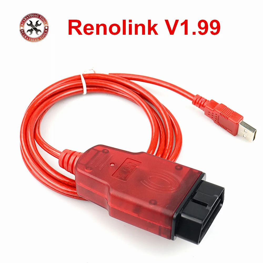 Новинка 2023 диагностический кабель Renolink V1.99 OBD2 для Renault ECU программатор