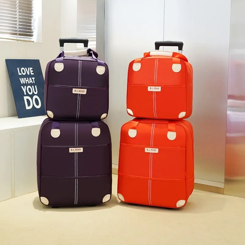 Мужские и женские сумки на колесиках портативный дорожный чемодан с