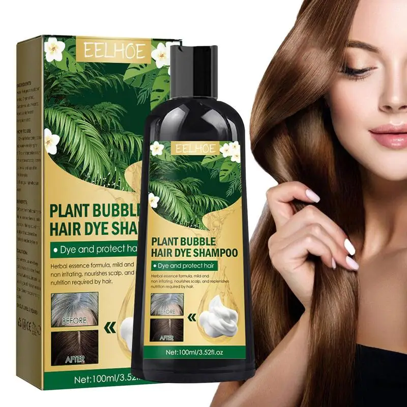Ing Shampoo In Minutes Bubble Hair Color Long Lasting Color 
