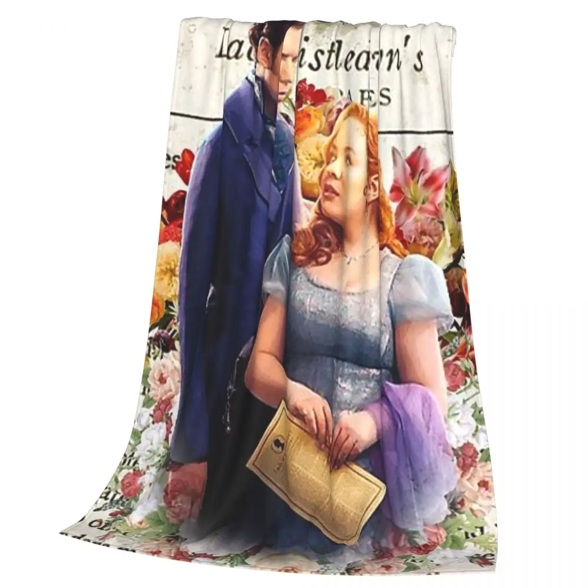 Прочное фланелевое одеяло Colin Bridgerton — флисовое Easy Care для домашнего декора и